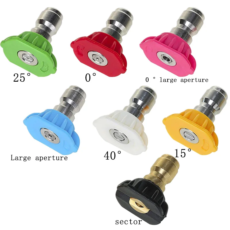 7 Packed High-pressure Water Gun Angle Nozzle Stainless Steel Nozzle Linear Fan-shaped Five-color Nozzle Garden Hose
7 Packed High-pressure Water Gun Angle Nozzle Stainless Steel Nozzle Linear Fan-shaped Five-color Nozzle Garden Hose