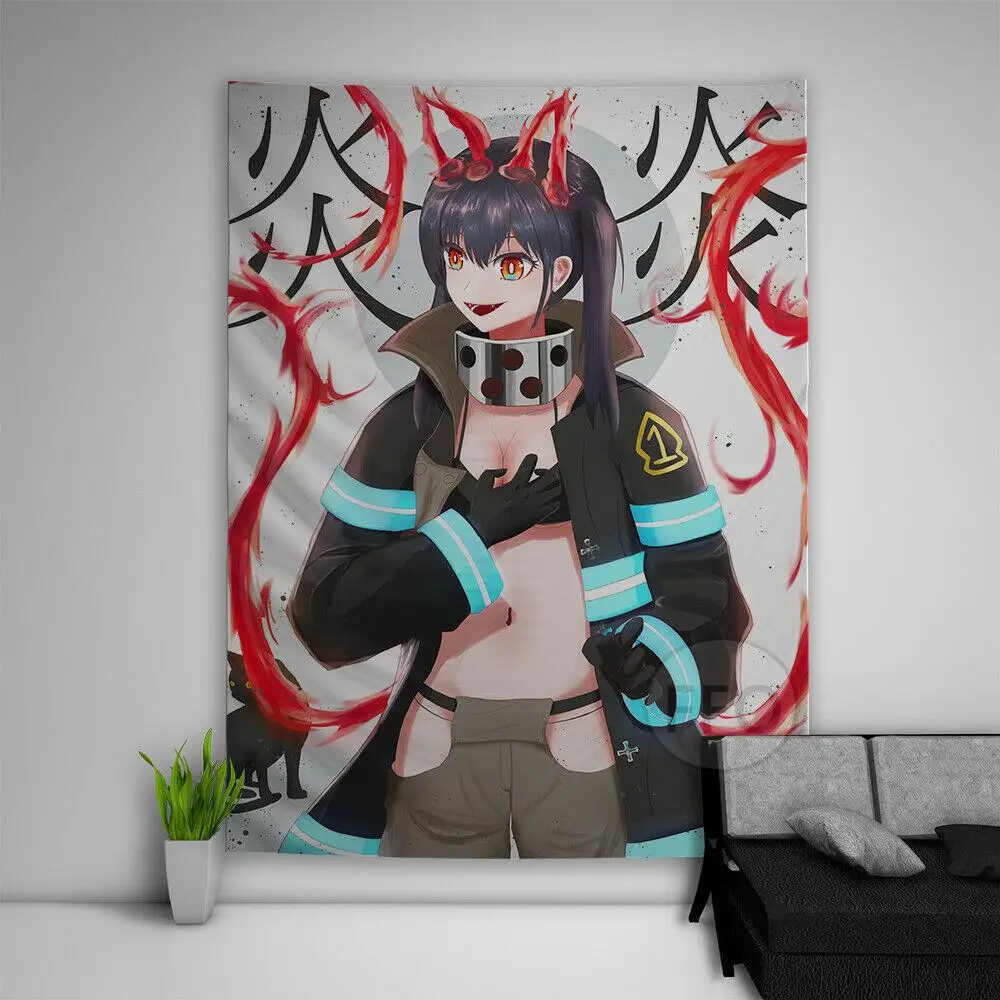 Гобелен Enn No Shouboutai с аниме, Настенный декор, Постер Kawaii, манга, искусственное одеяло, эстетическое украшение для подростковой комнаты
Гобелен Enn No Shouboutai с аниме, Настенный декор, Постер Kawaii, манга, искусственное одеяло, эстетическое украшение для подростковой комнаты