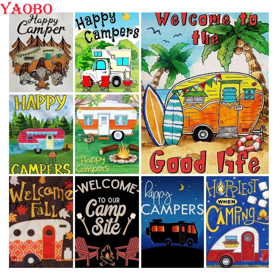 5D Diamond Painting Happy Camping Bus Full Square Diamond Embroidery Puzzle Pictures Of Rhinestones Mosaic Home Decor
5D Diamond Painting Happy Camping Bus Full Square Diamond Embroidery Puzzle Pictures Of Rhinestones Mosaic Home Decor