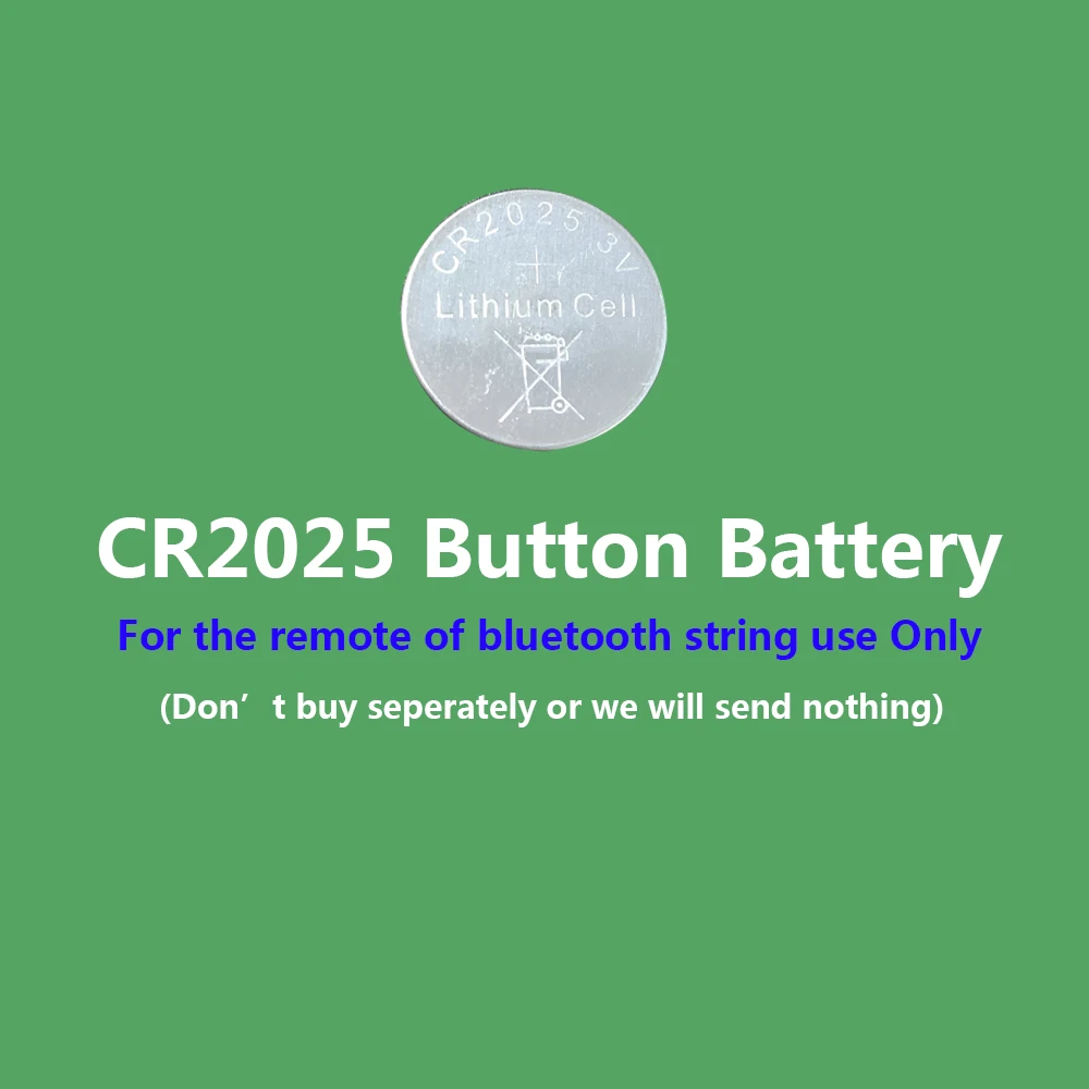 Button Battery for Remote of Bluetooth String Light Only(Must Buy Bluetooth String Light Together,Do Not Buy It Seperately)
Button Battery for Remote of Bluetooth String Light Only(Must Buy Bluetooth String Light Together,Do Not Buy It Seperately)