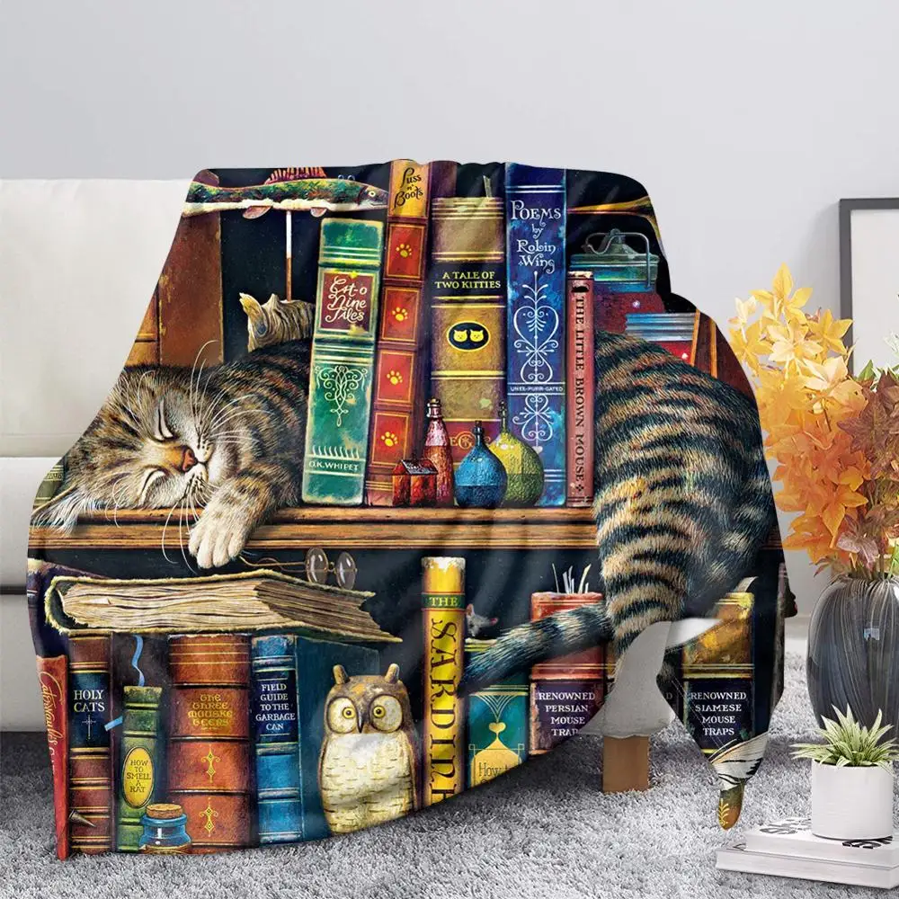 Кошка на книжную полку, забавное 3D одеяло с принтом, теплое зимнее постельное белье, одеяло до колена, тонкое осеннее одеяло
Кошка на книжную полку, забавное 3D одеяло с принтом, теплое зимнее постельное белье, одеяло до колена, тонкое осеннее одеяло