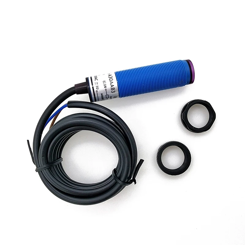 Photoelectric Sensor Diffuse Photoelectric Switch NPN Normally Open Infrared Sensing 10cm ELE18S-A30AAB3
Photoelectric Sensor Diffuse Photoelectric Switch NPN Normally Open Infrared Sensing 10cm ELE18S-A30AAB3
