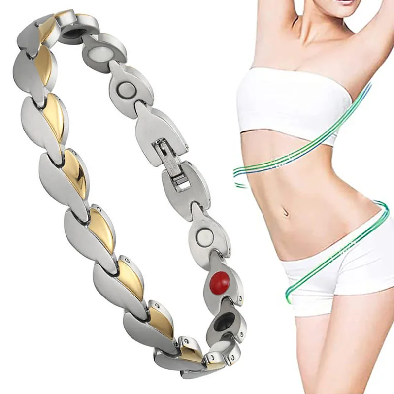 Magnetic Lymph Detox Bracelet for Women Stainless Steel Bracelet Therapy Energy Relieve Arthritis Pain with Magnets Jewelry Gift
Magnetic Lymph Detox Bracelet for Women Stainless Steel Bracelet Therapy Energy Relieve Arthritis Pain with Magnets Jewelry Gift
