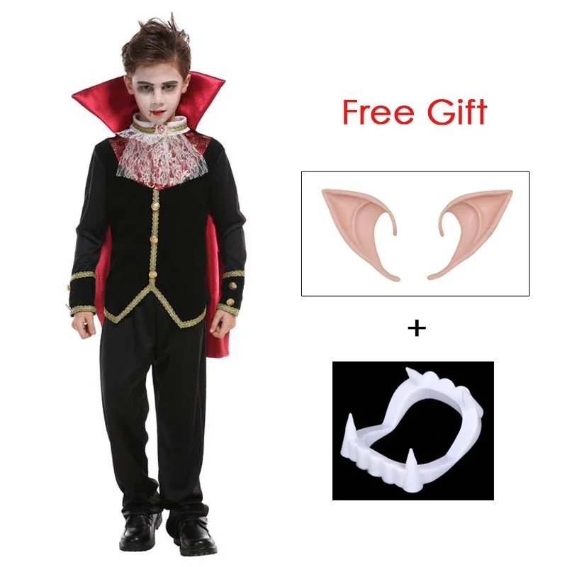 Fright Gothic Costumes for Kids Vampire Dracula Costumes Halloween Purim Carnival RPG Gown Horrible Party Dress
Fright Gothic Costumes for Kids Vampire Dracula Costumes Halloween Purim Carnival RPG Gown Horrible Party Dress