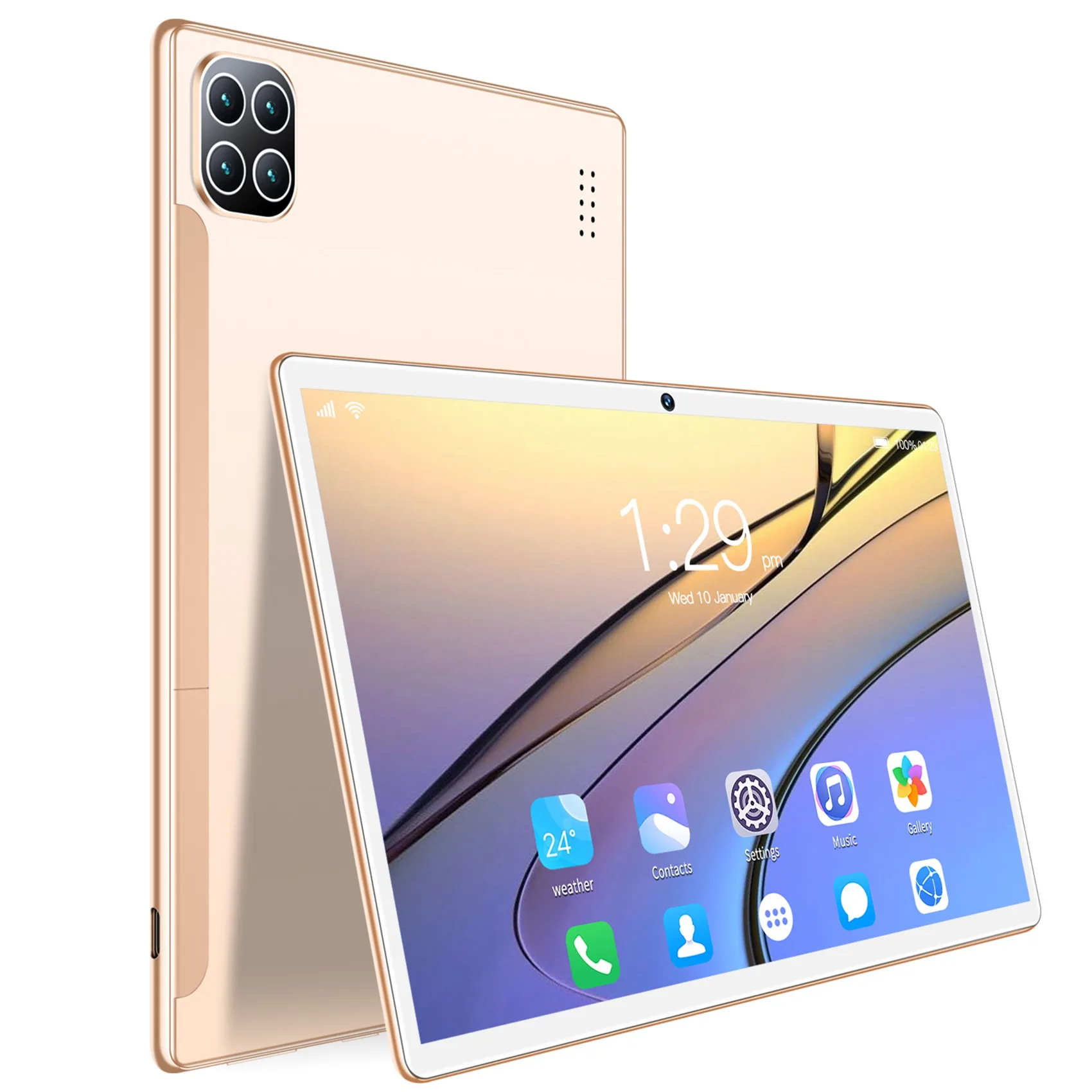 8 Inch Tablet PC Android Smart Tablet PC 1280X800 1GB+16GB Phone Tablets Support Dual Card Dual Standby Gold EU Plug
8 Inch Tablet PC Android Smart Tablet PC 1280X800 1GB+16GB Phone Tablets Support Dual Card Dual Standby Gold EU Plug