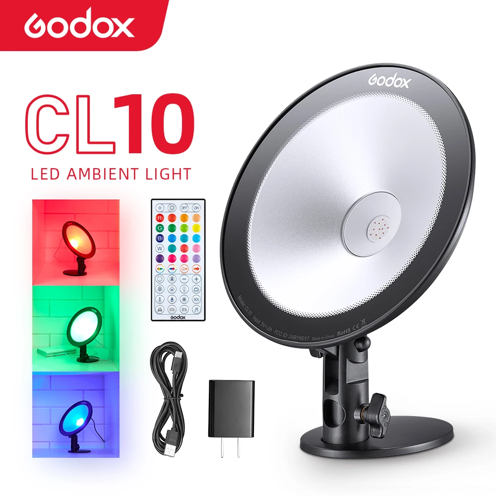 Осветитель GODOX CL10 для фотосъемки, светодиодный осветительный прибор для селфи, кольсветильник светильник с регулируемой яркостью, лампа дл...
Осветитель GODOX CL10 для фотосъемки, светодиодный осветительный прибор для селфи, кольсветильник светильник с регулируемой яркостью, лампа дл...