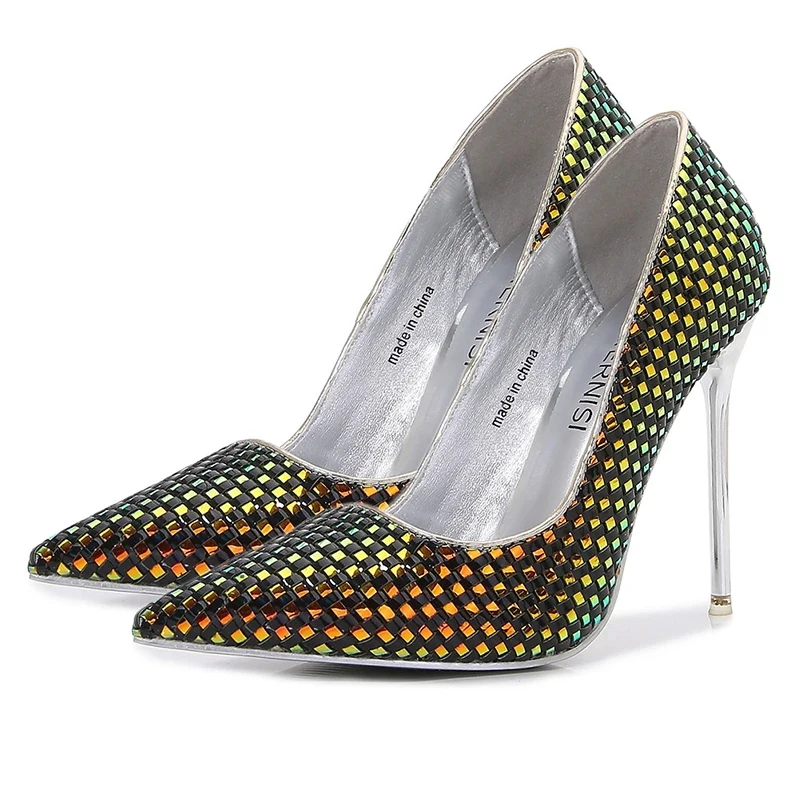 Female stiletto high heel pumps all-match dress catwalk fashion pointed toe temperament shoes fashion model wedding dress
Female stiletto high heel pumps all-match dress catwalk fashion pointed toe temperament shoes fashion model wedding dress