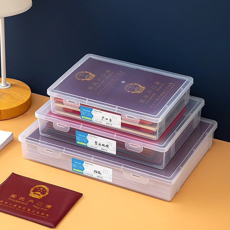 Book A4 Document Storage Box Desktop Office Test Paper Storage Certificate Storage Box Transparent Data Sorting File Box
Book A4 Document Storage Box Desktop Office Test Paper Storage Certificate Storage Box Transparent Data Sorting File Box