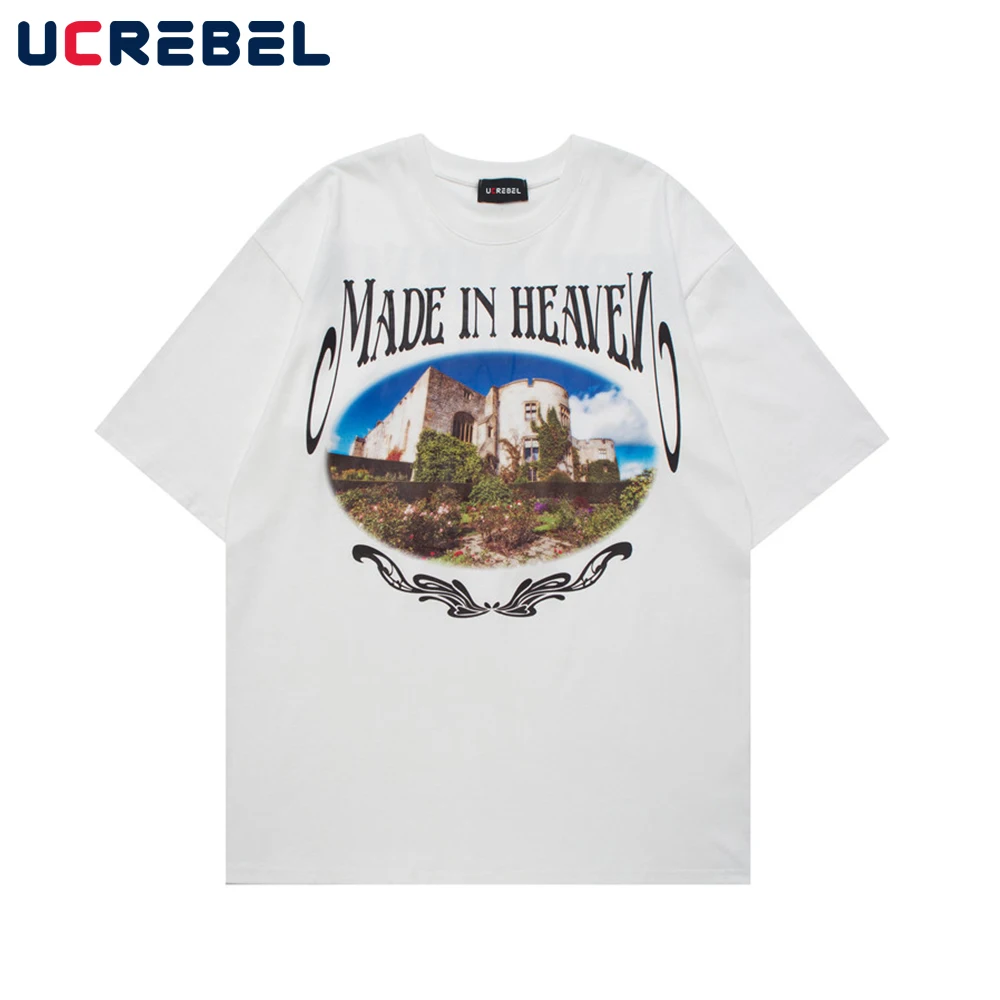 Футболка мужская с коротким рукавом, Повседневная Уличная одежда с принтом пейзажа, свободная хлопковая рубашка с круглым вырезом, с рукаво... 
Футболка мужская с коротким рукавом, Повседневная Уличная одежда с принтом пейзажа, свободная хлопковая рубашка с круглым вырезом, с рукаво...