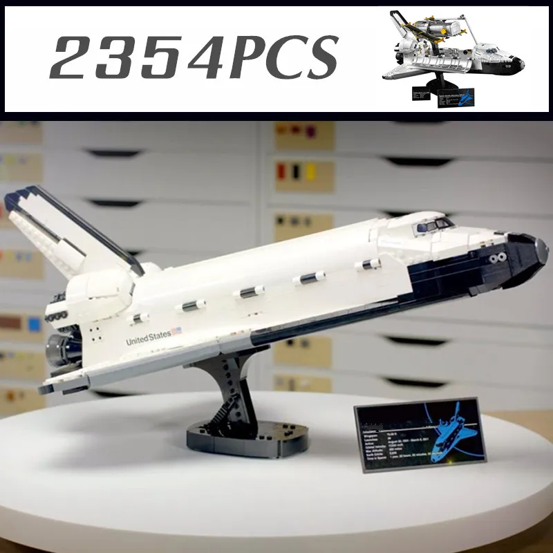 2354PCS Space Shuttle Discovery Spaceship NA5A Shuttle Aircraft Model Technical Fit 10283 Building Blocks Bricks Toy Gift Kid
2354PCS Space Shuttle Discovery Spaceship NA5A Shuttle Aircraft Model Technical Fit 10283 Building Blocks Bricks Toy Gift Kid