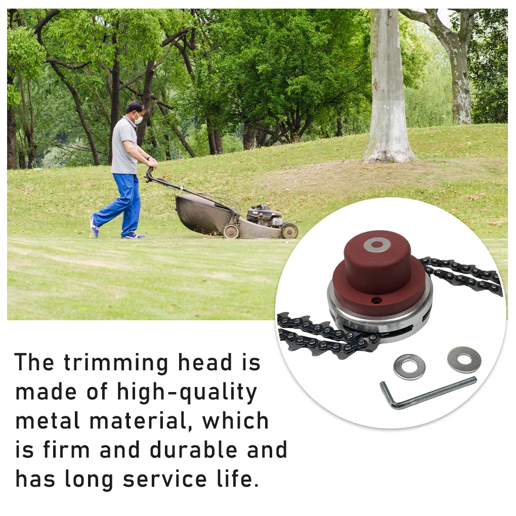 Trimmer Head Coil Chain 65mm Chains Lawn Mower Outside Household Fields Grass Part Replaceable Accessories
Trimmer Head Coil Chain 65mm Chains Lawn Mower Outside Household Fields Grass Part Replaceable Accessories