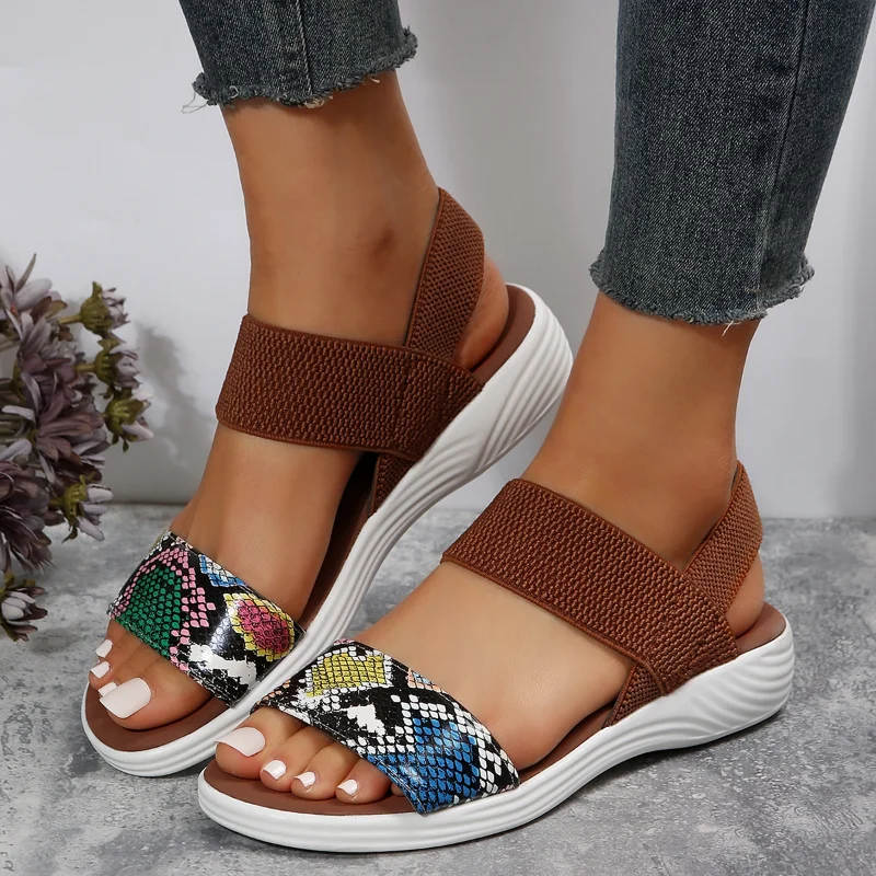 2023New Shoes for Women Peep Toe Serpentine Elastic Band Platform Casual Sandals Plus Size Female Slippers Beach Sandal Summer
2023New Shoes for Women Peep Toe Serpentine Elastic Band Platform Casual Sandals Plus Size Female Slippers Beach Sandal Summer