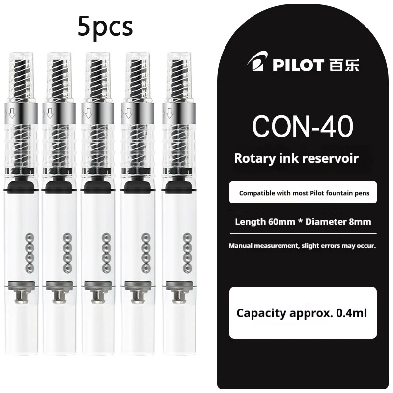 Конвертер для чернил Pilot CON-40/CON-70, винтовой/нажимной тип, для ручек-фонтанов, аксессуары для офисных принадлежностей
Конвертер для чернил Pilot CON-40/CON-70, винтовой/нажимной тип, для ручек-фонтанов, аксессуары для офисных принадлежностей