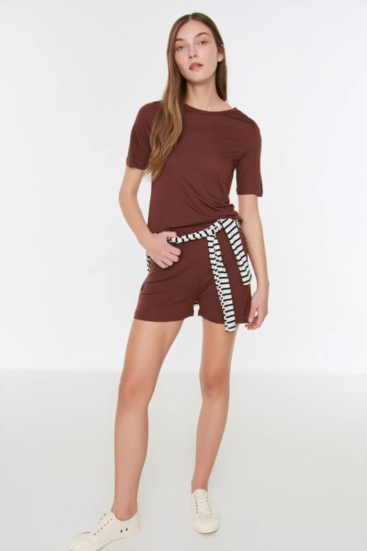 Women's Pajamas Brown Sleepwear Knitted Sleep Lounge Pajamas Nightwear Nightwear Nightwear Nightwear Casual Home Clothing
Women's Pajamas Brown Sleepwear Knitted Sleep Lounge Pajamas Nightwear Nightwear Nightwear Nightwear Casual Home Clothing
