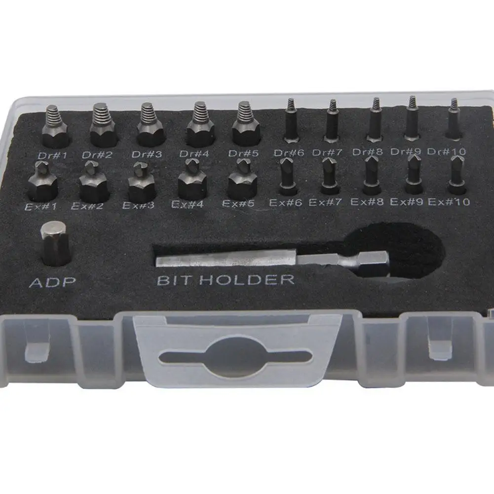 Damaged Screw Extractor Remover Drill Bit Set Disassemble Screws Broken Bolt Extractor With Magnetic Drill Bits Remover Tools
Damaged Screw Extractor Remover Drill Bit Set Disassemble Screws Broken Bolt Extractor With Magnetic Drill Bits Remover Tools