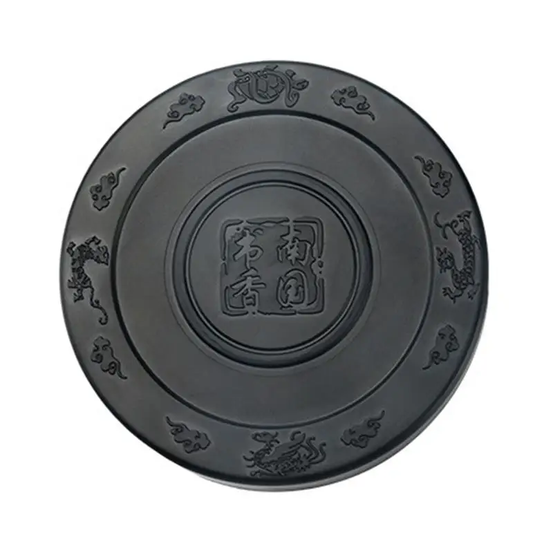 Практичная каллиграфия Inkstone Tai Ji, круглая чернильная плитка с крышкой 
Практичная каллиграфия Inkstone Tai Ji, круглая чернильная плитка с крышкой