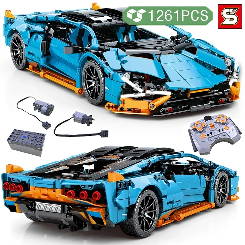 SYBLOCK City Remote control Sports Car Model Building Blocks Technical RC Racing Car Bricks Gifts Toys for children APP Blue HOT
SYBLOCK City Remote control Sports Car Model Building Blocks Technical RC Racing Car Bricks Gifts Toys for children APP Blue HOT