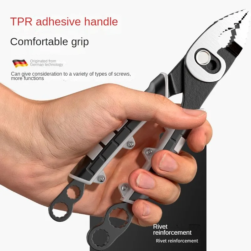 Germany Professional Multifunctional Pliers for Quick Screw Turning and Large Jaw Clamping tools multi tool
Germany Professional Multifunctional Pliers for Quick Screw Turning and Large Jaw Clamping tools multi tool