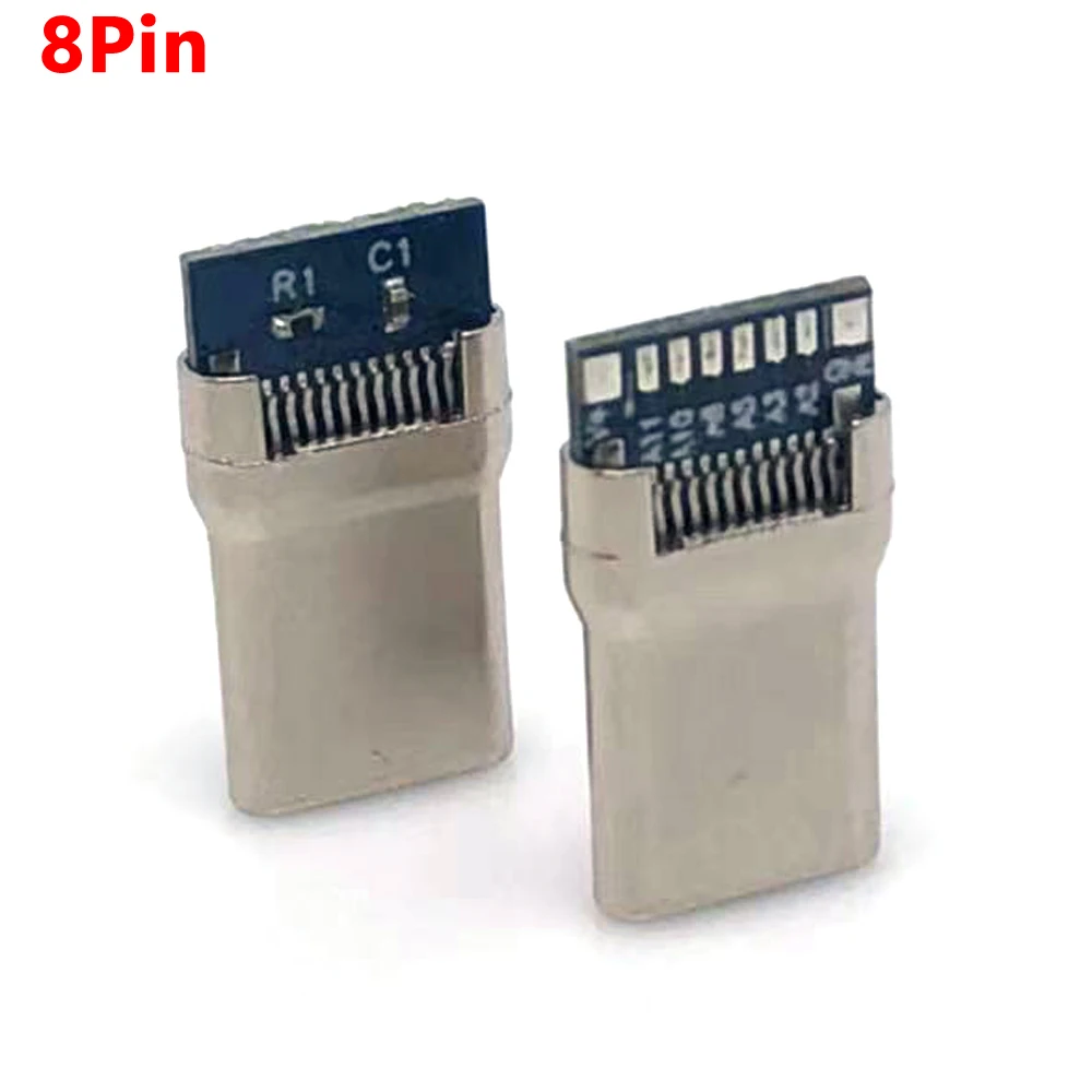 20pcs 8pin TYPE-C USB 3.1 Plug Male With PCB 24pin welding Data line interface DIY high current transmission data Conector
20pcs 8pin TYPE-C USB 3.1 Plug Male With PCB 24pin welding Data line interface DIY high current transmission data Conector