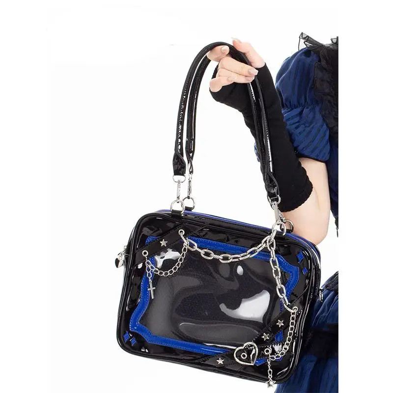 Y2K Ita Bag 2024 New Fashion Subculture Shoulder Bags for Women Popular Trendy Display Underarm Bag Cool Chain Bolsas Сумка
Y2K Ita Bag 2024 New Fashion Subculture Shoulder Bags for Women Popular Trendy Display Underarm Bag Cool Chain Bolsas Сумка