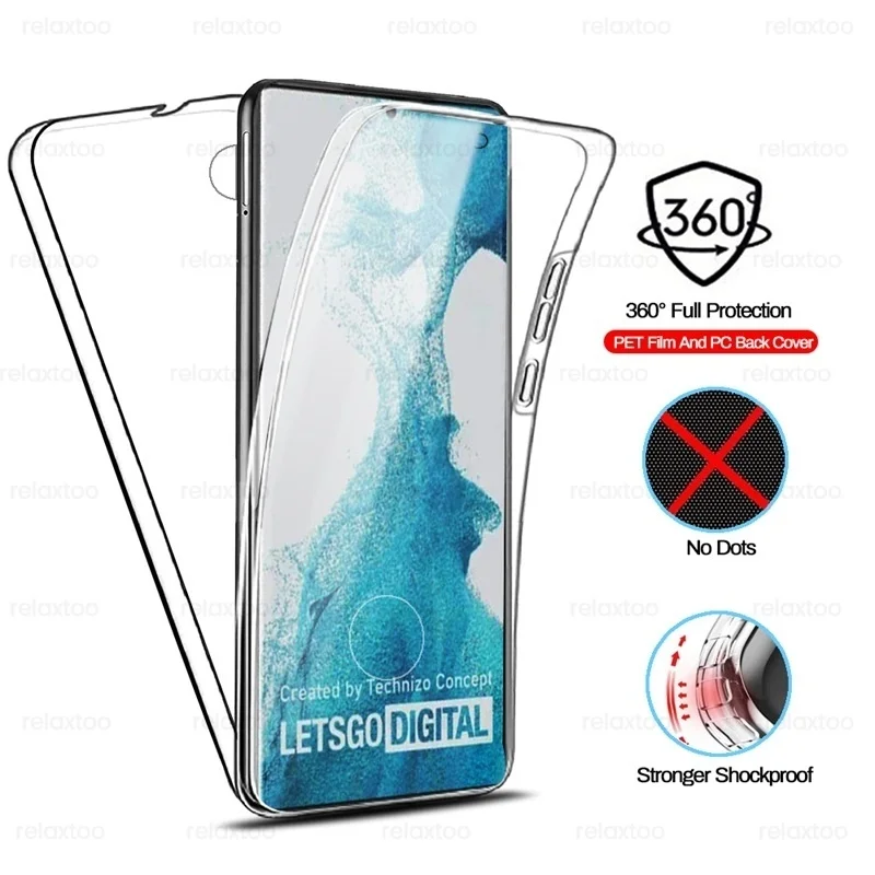 Защитный чехол с полным покрытием на 360 ° для Samsung Galaxy S22 note S22 Ultra Plus 5g 2022, прозрачный полевой транзистор + ПК, двусторонний противоударный
Защитный чехол с полным покрытием на 360 ° для Samsung Galaxy S22 note S22 Ultra Plus 5g 2022, прозрачный полевой транзистор + ПК, двусторонний противоударный