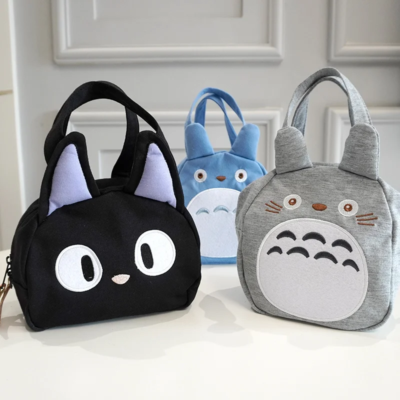Cartoon Cute Totoro Kiki Cat Lunch Bag Insulation Children School Snack Container Women Makeup Bag Japanese Student Handbags
Cartoon Cute Totoro Kiki Cat Lunch Bag Insulation Children School Snack Container Women Makeup Bag Japanese Student Handbags