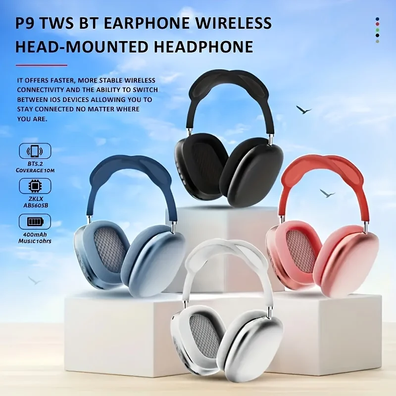 Wireless UFP9 BT Headset With Micro Charge Interface, HD Music Sound Qualty, Bass Stereo Immersive Feeling, Perfect Gift For Man
Wireless UFP9 BT Headset With Micro Charge Interface, HD Music Sound Qualty, Bass Stereo Immersive Feeling, Perfect Gift For Man