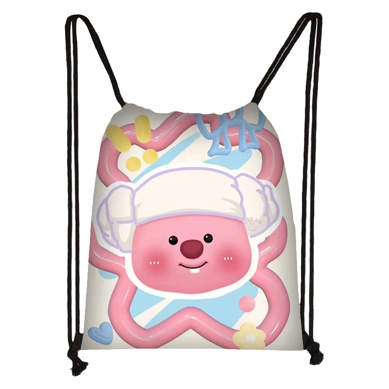 32*38Cm Kawaii Sanriod Anime Hobby Loopy Drawstring Pocket, Large Capacity, Portable Storage Bag, Shopping Bag, Student Backpack 
32*38Cm Kawaii Sanriod Anime Hobby Loopy Drawstring Pocket, Large Capacity, Portable Storage Bag, Shopping Bag, Student Backpack