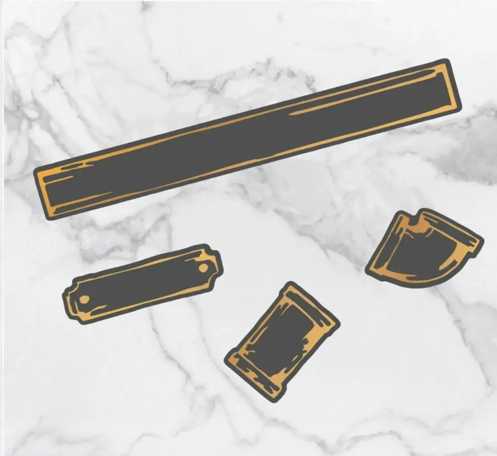 New Piping Set (8pc) - Approx 126 X 46mm Metal Cutting Dies Hot Foil Scrapbook Decorate Stencil Diy Gift Card Emboss Craft Molds
New Piping Set (8pc) - Approx 126 X 46mm Metal Cutting Dies Hot Foil Scrapbook Decorate Stencil Diy Gift Card Emboss Craft Molds