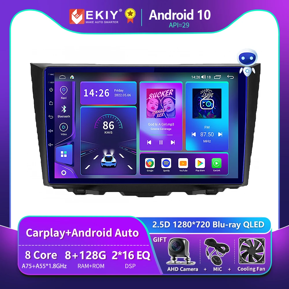 EKIY T900 8G 128G для Suzuki Kizashi 2009-2015 автомобильное радио Android GPS навигация стерео QLED мультимедийный плеер CarPlay головное устройство
EKIY T900 8G 128G для Suzuki Kizashi 2009-2015 автомобильное радио Android GPS навигация стерео QLED мультимедийный плеер CarPlay головное устройство