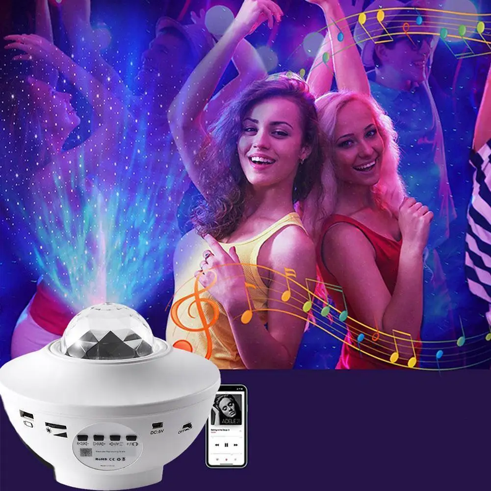 LED Star Galaxy Projector Ocean Wave Night Light Room Rotate Decor Bedroom Projector Sky Gifts Starry Lamp Decoration Y2W1 
LED Star Galaxy Projector Ocean Wave Night Light Room Rotate Decor Bedroom Projector Sky Gifts Starry Lamp Decoration Y2W1