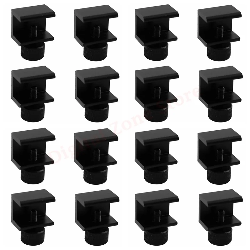 16Pcs CR-10S Pro 3D Printer Glass Bed Platform Clips Adjustable Aluminum Alloy Heat Bed Fixed Clamps for Ender 3, Ender 5, CR-10
16Pcs CR-10S Pro 3D Printer Glass Bed Platform Clips Adjustable Aluminum Alloy Heat Bed Fixed Clamps for Ender 3, Ender 5, CR-10