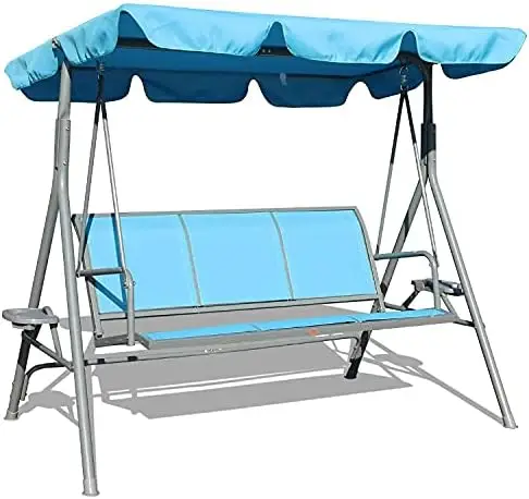 Person Outdoor Weather Resistant Glider Swing Hammock Chair w/Utility Tray & Sunshade Canopy for , Garden, Deck, or Pool, G
Person Outdoor Weather Resistant Glider Swing Hammock Chair w/Utility Tray & Sunshade Canopy for , Garden, Deck, or Pool, G
