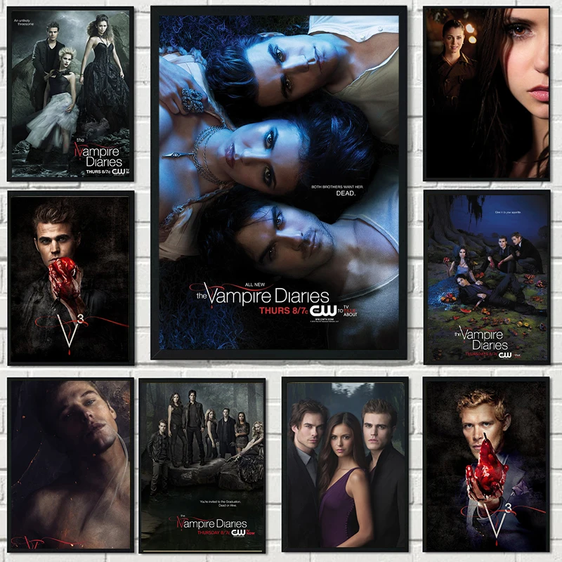 Classic Movie TV The Vampire Diaries Wall Art Picture Quality Canvas Painting Poster Bedroom Living Bar Sofa Decor Home Decor
Classic Movie TV The Vampire Diaries Wall Art Picture Quality Canvas Painting Poster Bedroom Living Bar Sofa Decor Home Decor