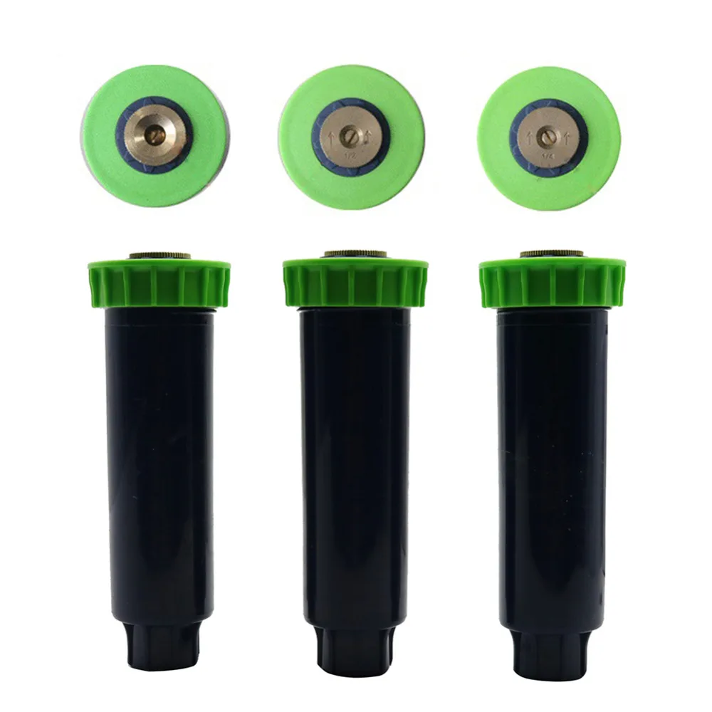 Adjustable Pop up Sprinklers with 1/2 Inch Female thread 90-360 degrees Automatic retractable Lawn Irrigation sprinkler 5 Pcs
Adjustable Pop up Sprinklers with 1/2 Inch Female thread 90-360 degrees Automatic retractable Lawn Irrigation sprinkler 5 Pcs