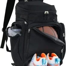 Volleyball With Softball, Sport Backpack Bag Large Bag Ball Basketball Baseball, Soccer Compartment, Backpack Shoe Backpack, And