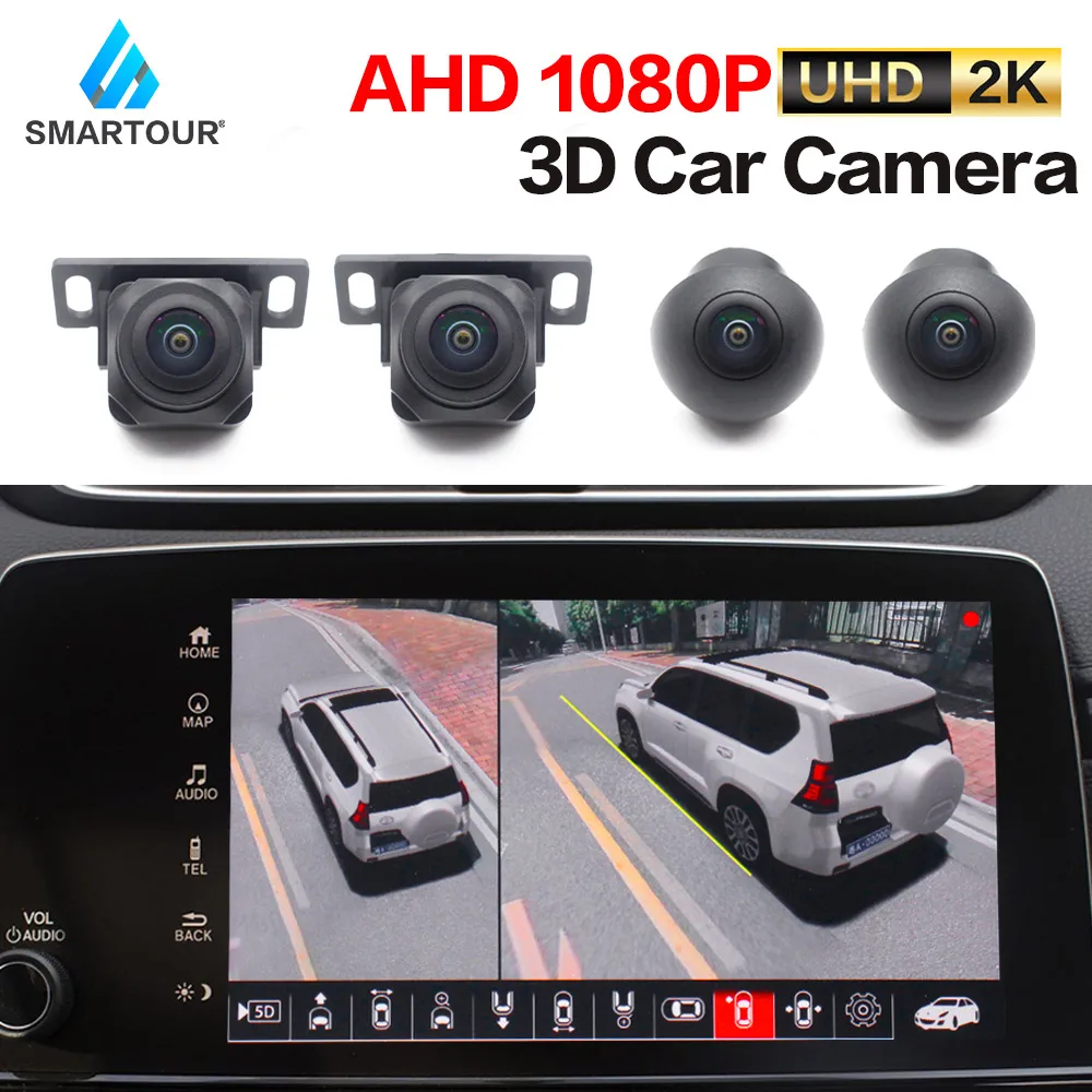 New 3D AHD 2K 1080P 360 Surround View Camera Car Front/Rear/Side View Driving Recorder System Reversing Camera For Toyota Prado
New 3D AHD 2K 1080P 360 Surround View Camera Car Front/Rear/Side View Driving Recorder System Reversing Camera For Toyota Prado