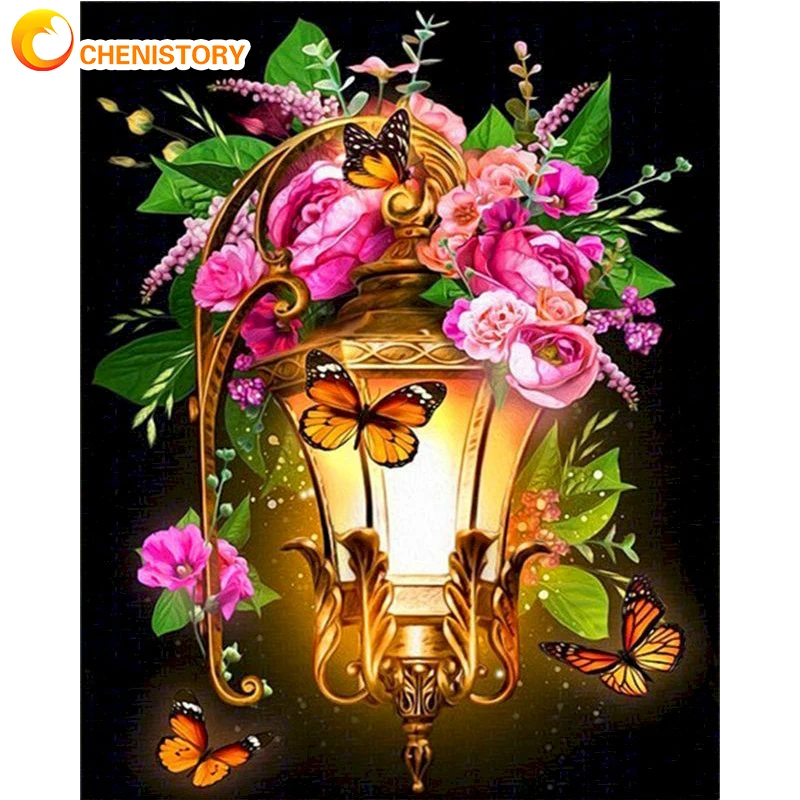 CHENISTORY DIY Oil Painting By Numbers Butterfly Lamp Landscape HandPainted Acrylic Paint Adults Kit Home Wall Art Picture Decor
CHENISTORY DIY Oil Painting By Numbers Butterfly Lamp Landscape HandPainted Acrylic Paint Adults Kit Home Wall Art Picture Decor