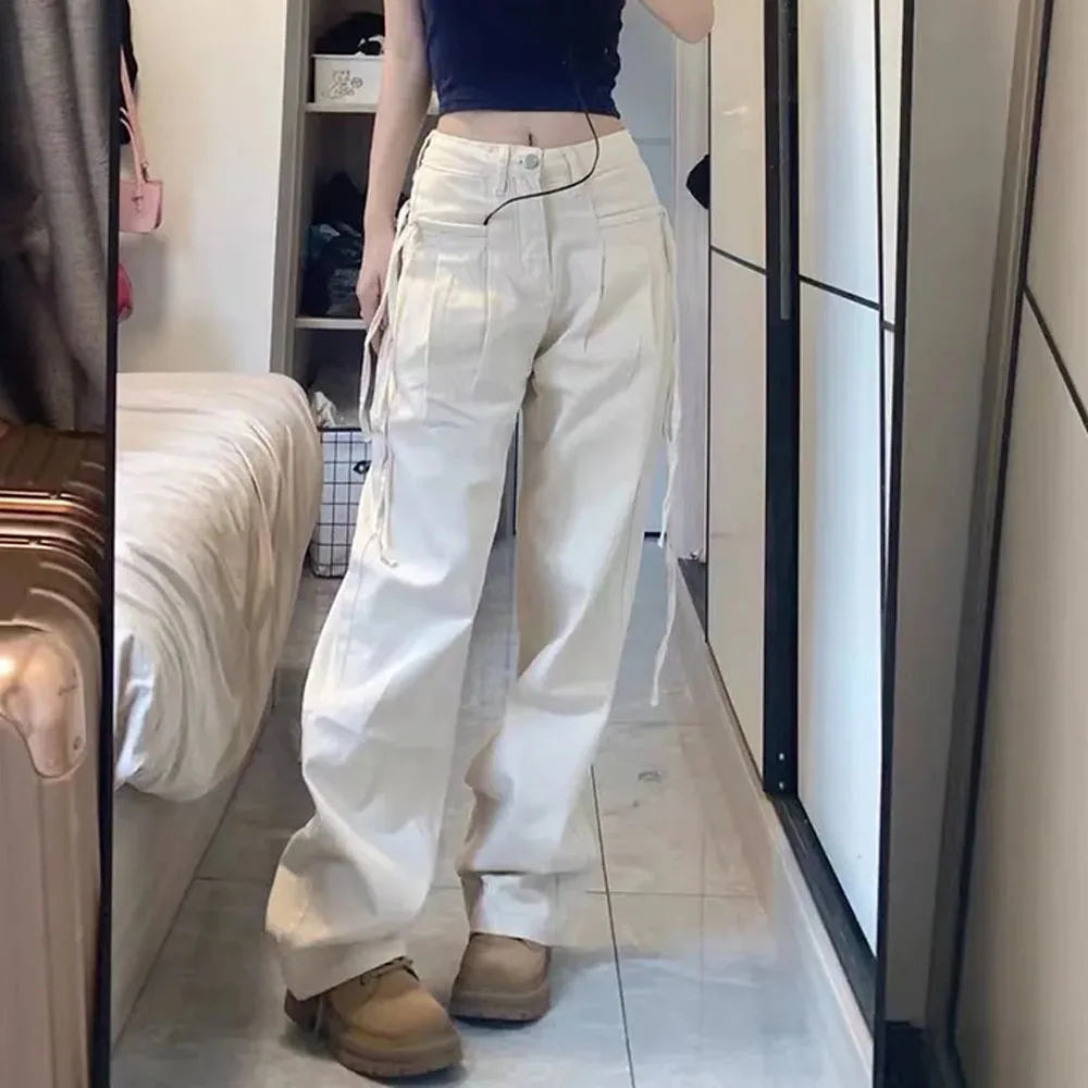 2023 Spring Women Jeans Autumn Casual Women Denim Pants Korean Trousers Streetwear Casual Woman Vintage Beige Straight Jeans
2023 Spring Women Jeans Autumn Casual Women Denim Pants Korean Trousers Streetwear Casual Woman Vintage Beige Straight Jeans