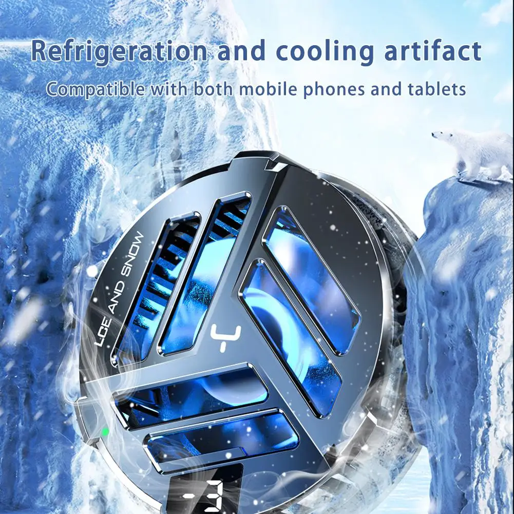 Magnetic Semiconductor Mobile Phone Radiator Digital Display Fast Cooling Cooler For Gaming Phone
Magnetic Semiconductor Mobile Phone Radiator Digital Display Fast Cooling Cooler For Gaming Phone