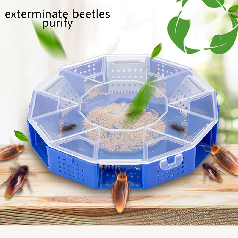 Cockroach Traps Box Reusable Bug Roach Catcher Cockroach Killer Bait Traps Pesticide For Home Kitchen Bath Household
Cockroach Traps Box Reusable Bug Roach Catcher Cockroach Killer Bait Traps Pesticide For Home Kitchen Bath Household