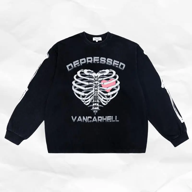 Oversize Hoodie Men Cotton Y2k Crewneck Sweatshirt Women Hip Hop Streetwear Vintage Skull Graphic Print Punk Long Sleeve Tee 4xl
Oversize Hoodie Men Cotton Y2k Crewneck Sweatshirt Women Hip Hop Streetwear Vintage Skull Graphic Print Punk Long Sleeve Tee 4xl