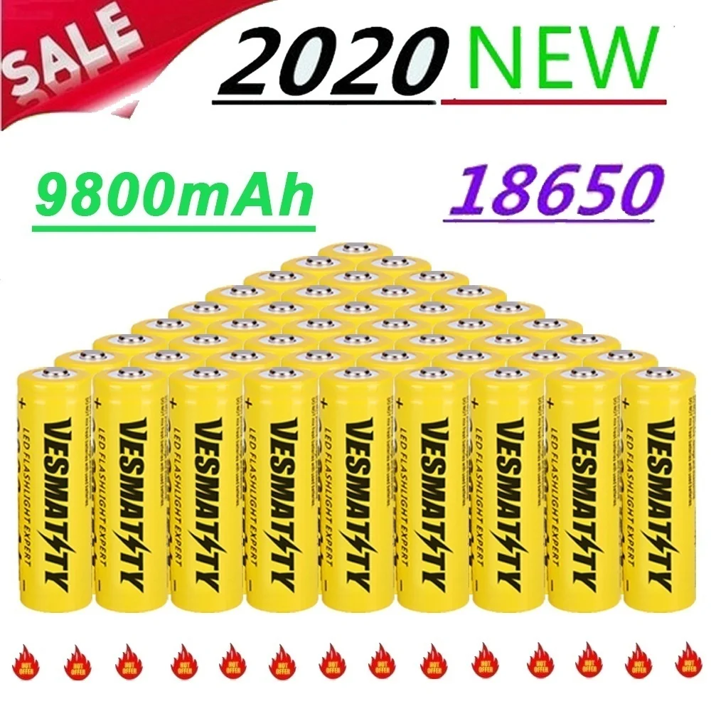 100% New Origina18650 Battery 9800mAh Rechargeable Liion Battery 3.7V for Flashlight Battery 18650 Battery Wholesale USB Charger
100% New Origina18650 Battery 9800mAh Rechargeable Liion Battery 3.7V for Flashlight Battery 18650 Battery Wholesale USB Charger
