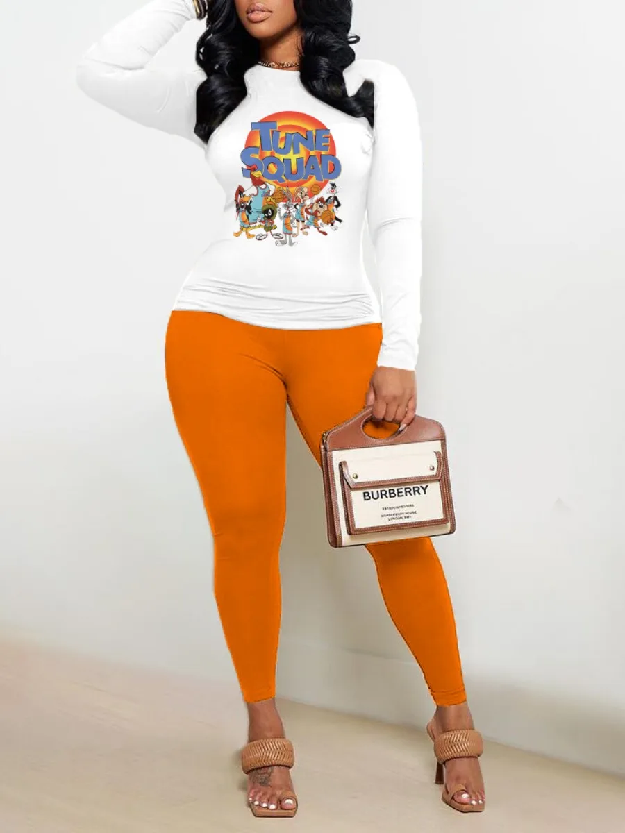LW Women 2 Piece Streetwear Tracksuit Set Autumn Winter Suit Casual Cotton Feel Cartoon Letter Print Female Pants Set Outfit
LW Women 2 Piece Streetwear Tracksuit Set Autumn Winter Suit Casual Cotton Feel Cartoon Letter Print Female Pants Set Outfit