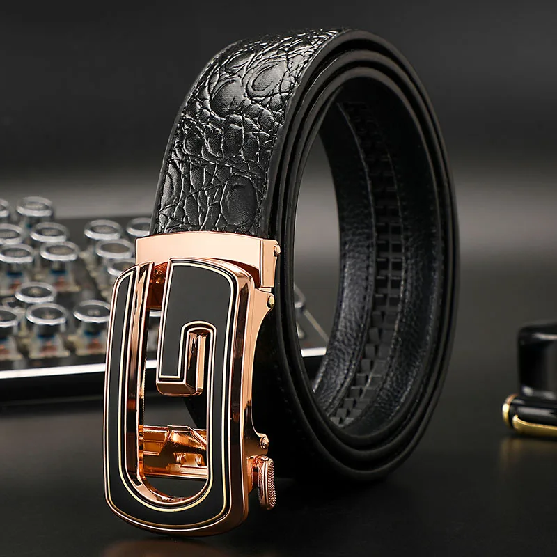 2023 New Men Belts Metal Automatic Buckle Brand High Quality Leather Belts for Men Famous Brand Luxury Work Business Strap
2023 New Men Belts Metal Automatic Buckle Brand High Quality Leather Belts for Men Famous Brand Luxury Work Business Strap