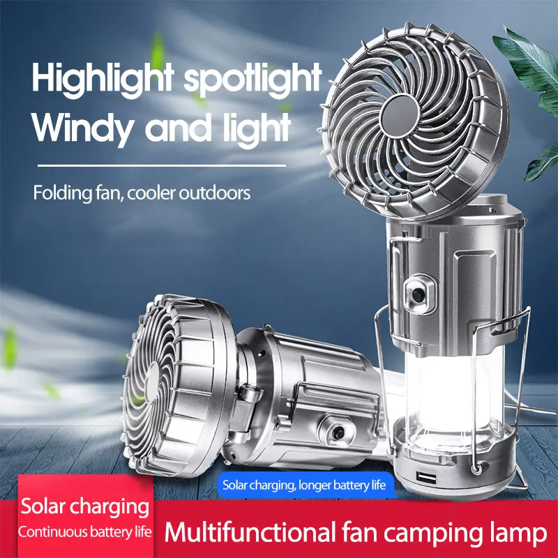 Solar Electric Fan Light 2 In 1 Solar Panel Charging Fan Camping Lights 110-220V Outdoor Portable Tool For Hiking Fishing BBQs
Solar Electric Fan Light 2 In 1 Solar Panel Charging Fan Camping Lights 110-220V Outdoor Portable Tool For Hiking Fishing BBQs