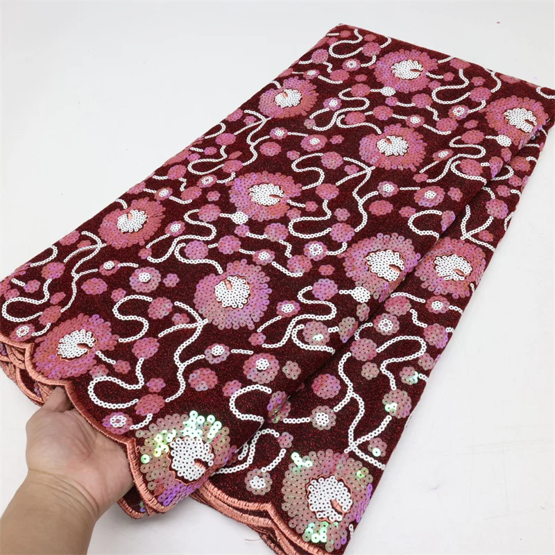 Luxury velvet lace fabrics clothing latest Nigerian French tulle lace sequins high quality African sequins lace fabrics
Luxury velvet lace fabrics clothing latest Nigerian French tulle lace sequins high quality African sequins lace fabrics