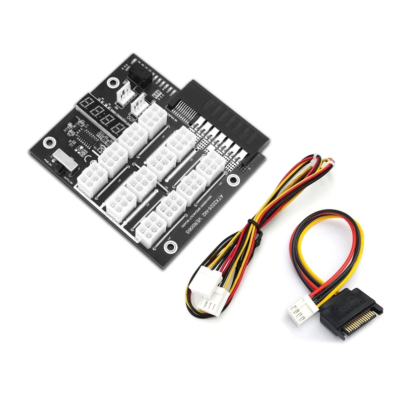 Ethereum ETH BTC Mining Power Supply Adapter Converter Board 12V GPU/PSU Breakout Board for Graphics Card Power Mining
Ethereum ETH BTC Mining Power Supply Adapter Converter Board 12V GPU/PSU Breakout Board for Graphics Card Power Mining