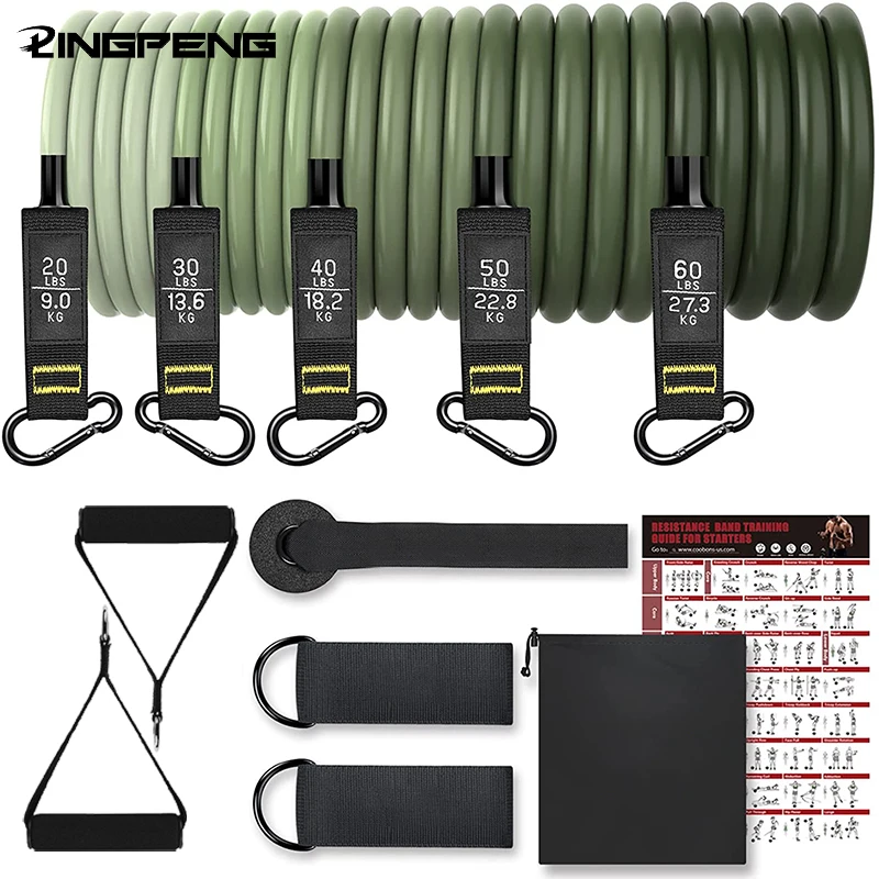 Fitness Resistance BandsSet 200Lbs Workout Bands Pull Rope Pilates Yoga Workout Expander Home Bodybuilding Gym Equipment
Fitness Resistance BandsSet 200Lbs Workout Bands Pull Rope Pilates Yoga Workout Expander Home Bodybuilding Gym Equipment