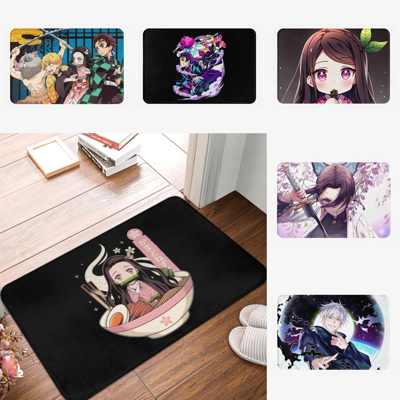 Kimetsu No Yaiba Demon Slayer Doormat Non-slip Super Absorbent Bathroom Floor Mats Home Entrance Rugs Kitchen Carpet Footpad
Kimetsu No Yaiba Demon Slayer Doormat Non-slip Super Absorbent Bathroom Floor Mats Home Entrance Rugs Kitchen Carpet Footpad